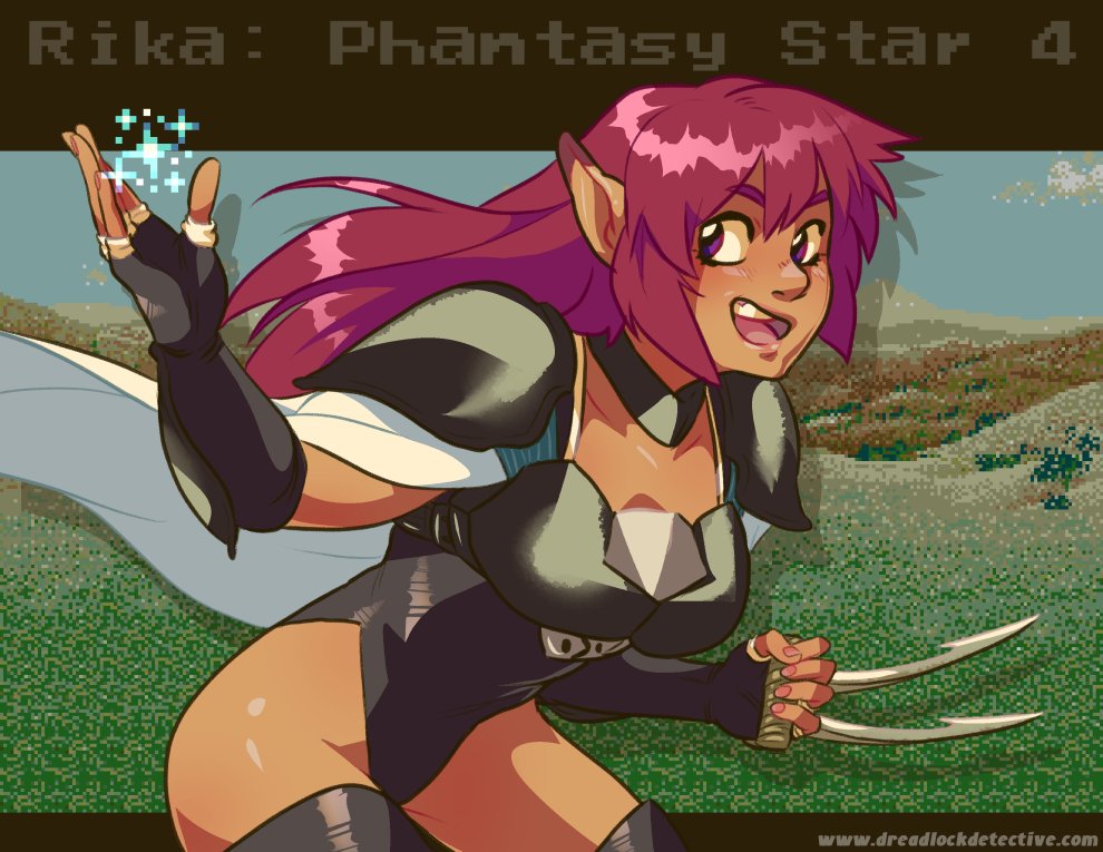 Tudo Sobre  a Personagem RIKA Phantasy Star 4  410