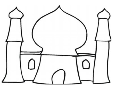  صور تلوين مسجد 2020 , صور رسم و تلوين مساجد , تلوين مئذنة و مسجد للاطفال, صور رسم مسجد للتلوين  Photo_25