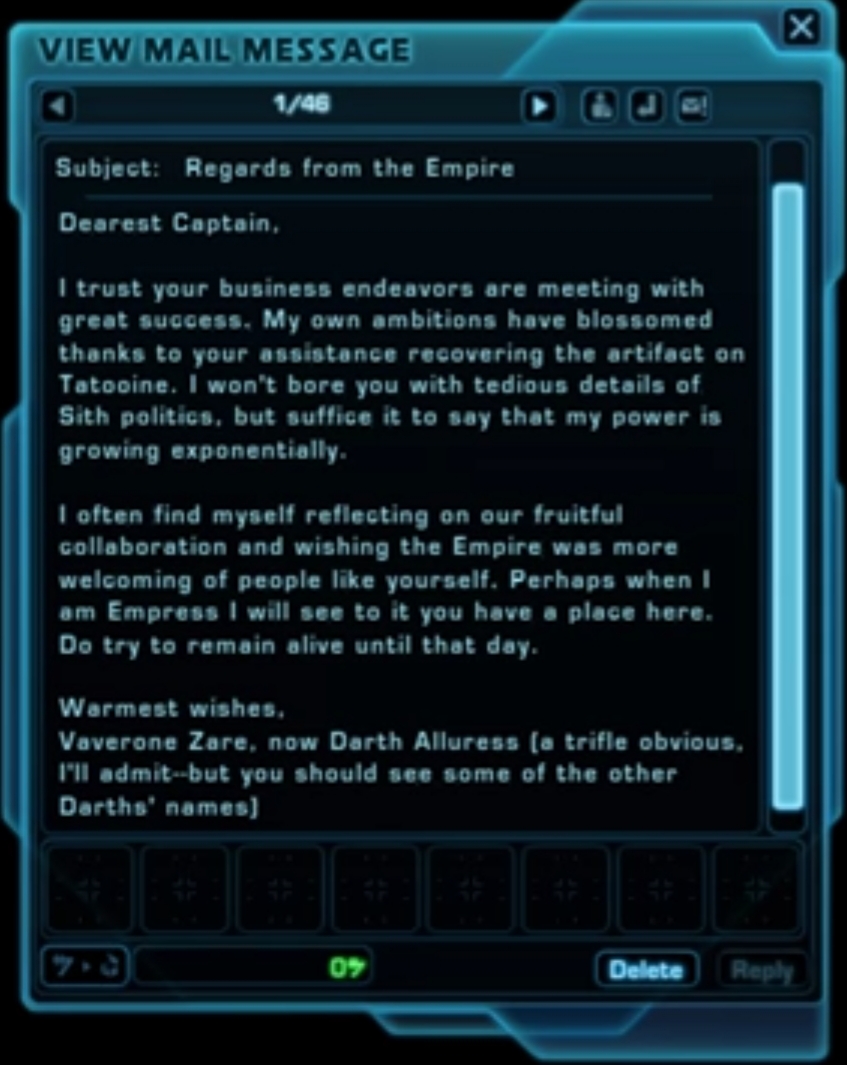 Jedi Exile Meetra Surik: Chronological Respect Thread (2019) 20190510