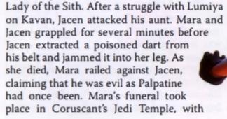 Mara Jade Skywalker Respect Thread (2022) 20220411