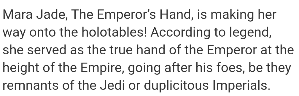 Mara Jade Skywalker Respect Thread (2022) Scree117