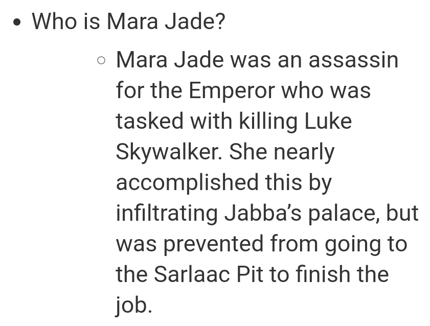 Mara Jade Skywalker Respect Thread (2022) Scree118