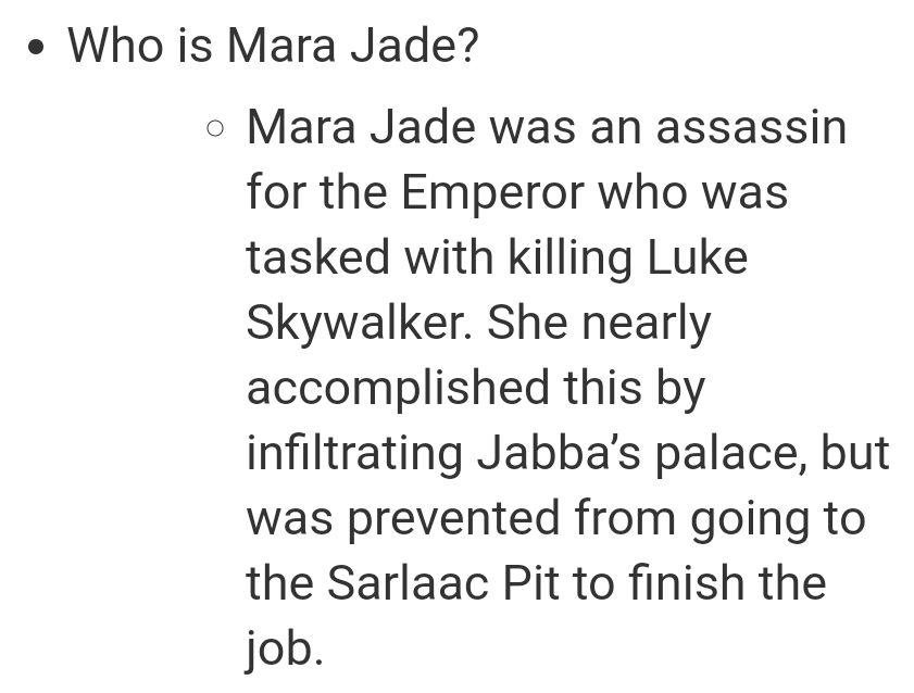 Respect Thread - Mara Jade Skywalker Respect Thread (2022) Scree118