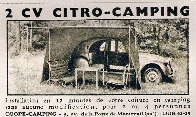 kit camping retro 2cv-ci10