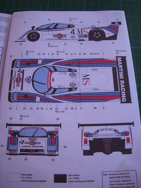 lancia LC2 italeri 1112