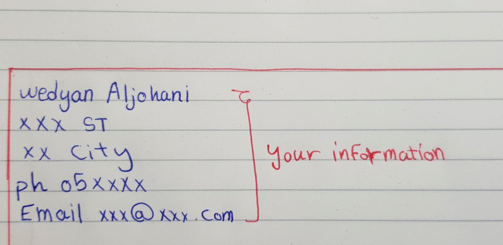 How to write a letter Your_i10