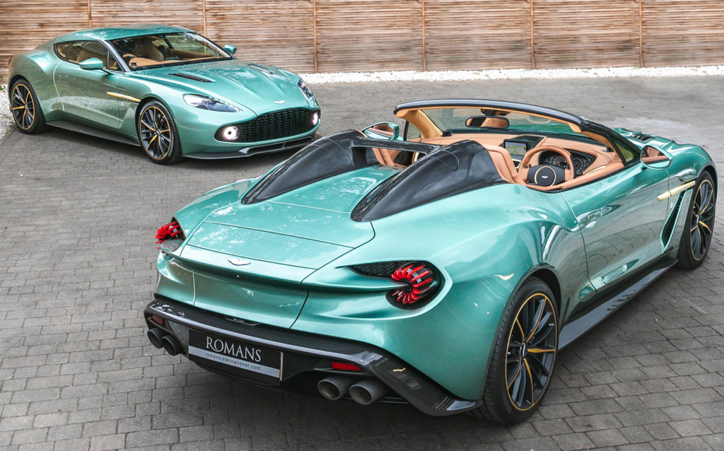 Unique matching pair of Aston Martin Vanquish Zagatos  Aston-97