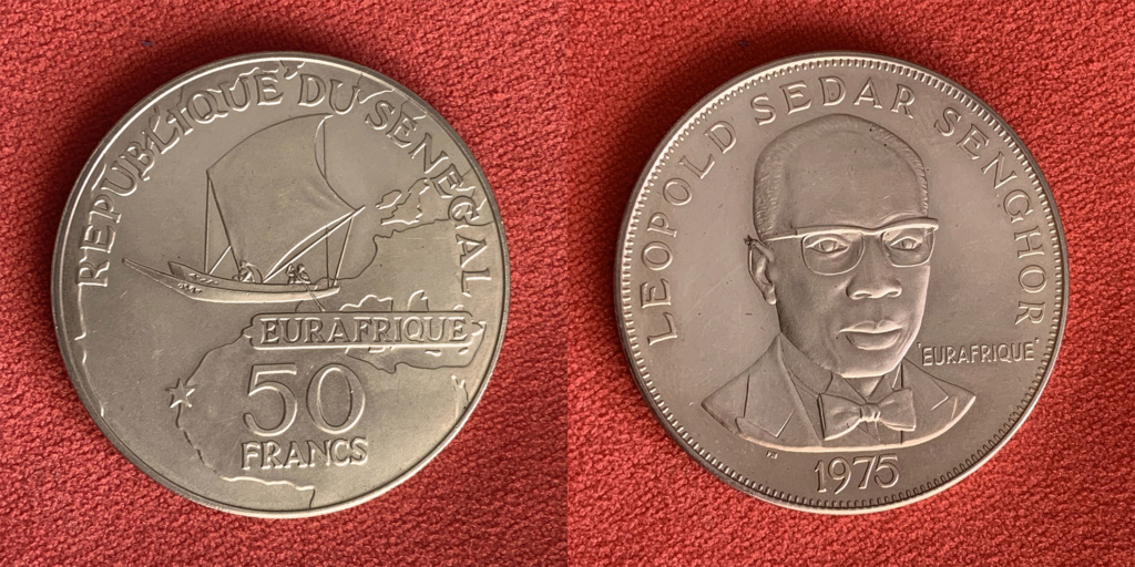 50 francos República del Senegal 1975 0125