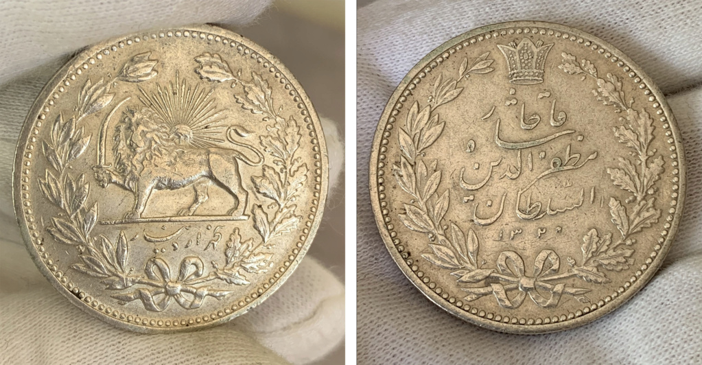 5.000 Dinares Irán 1902 (DH 1320) 0132