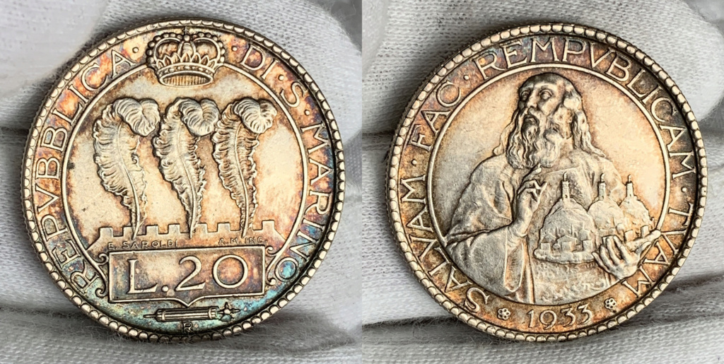 20 Liras San marino 1933 0145