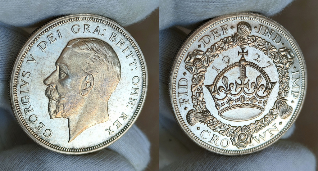 1 Crown. Reino Unido 1927 0188