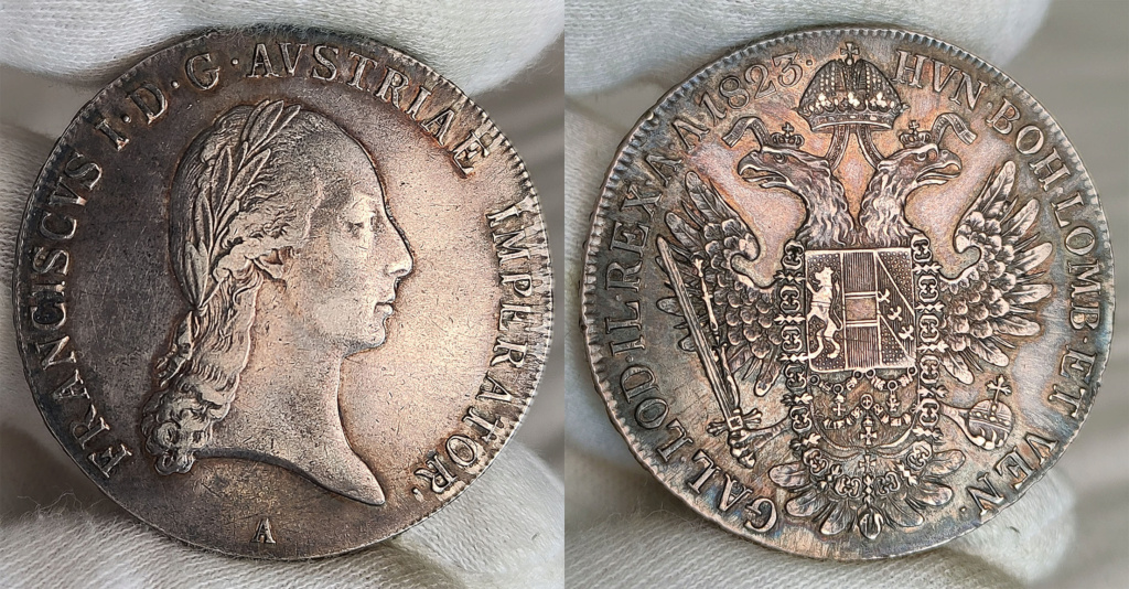 1 Thaler, Francisco II, Imperio Austriaco 1823 0193