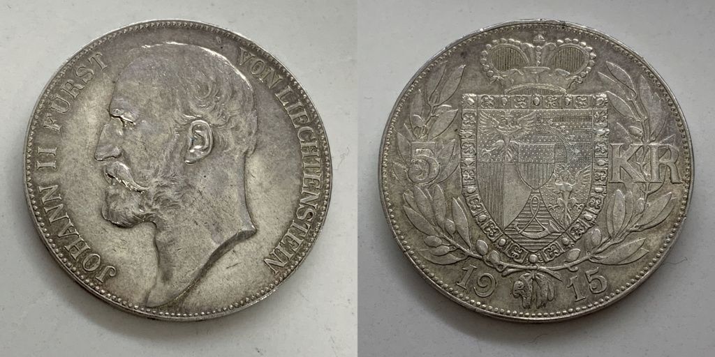 Liechtenstein 5 Kronen 1915 0213