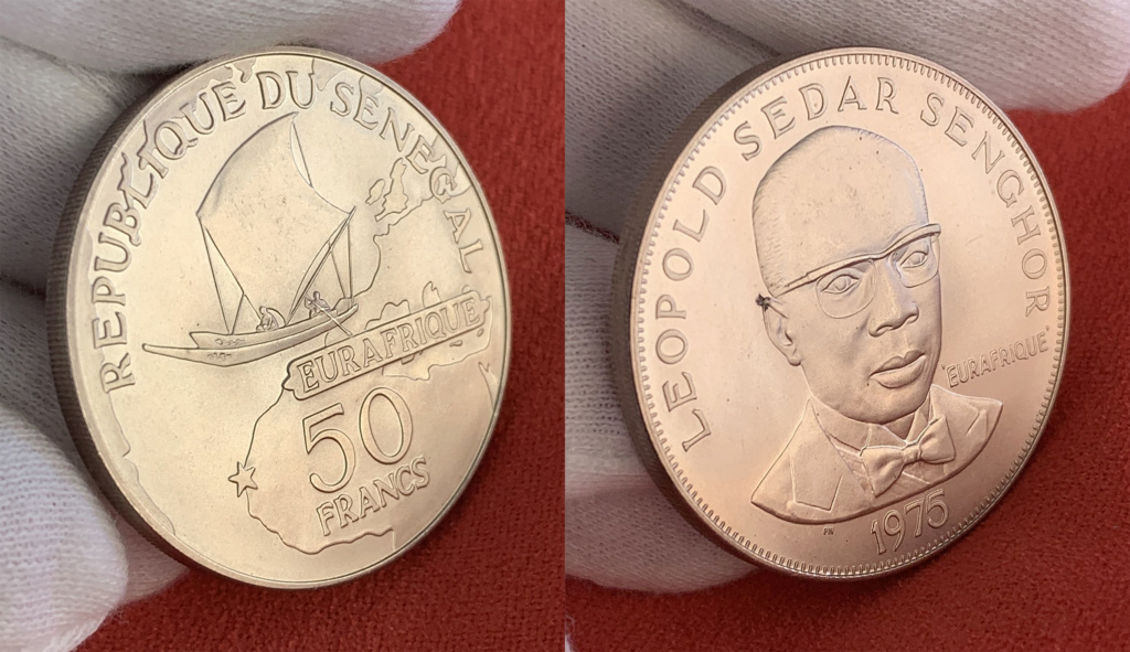 50 francos República del Senegal 1975 0225