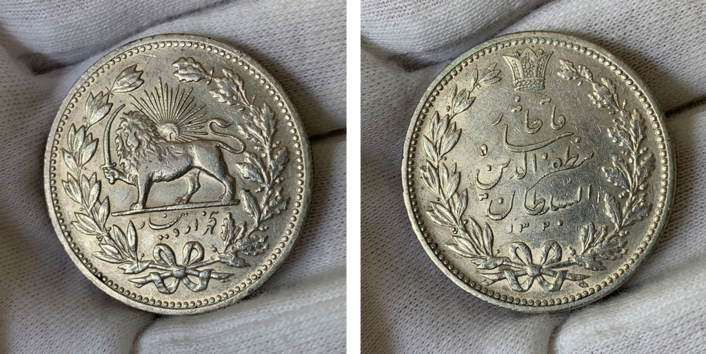 5.000 Dinares Irán 1902 (DH 1320) 0328