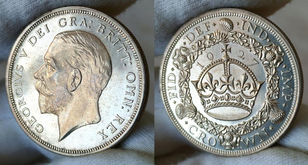1 Crown. Reino Unido 1927 0380