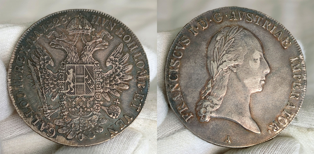 1 Thaler, Francisco II, Imperio Austriaco 1823 0386