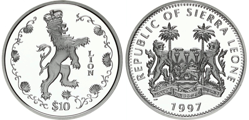 10 dólares Republica de Sierra Leona 1997 10_dol10