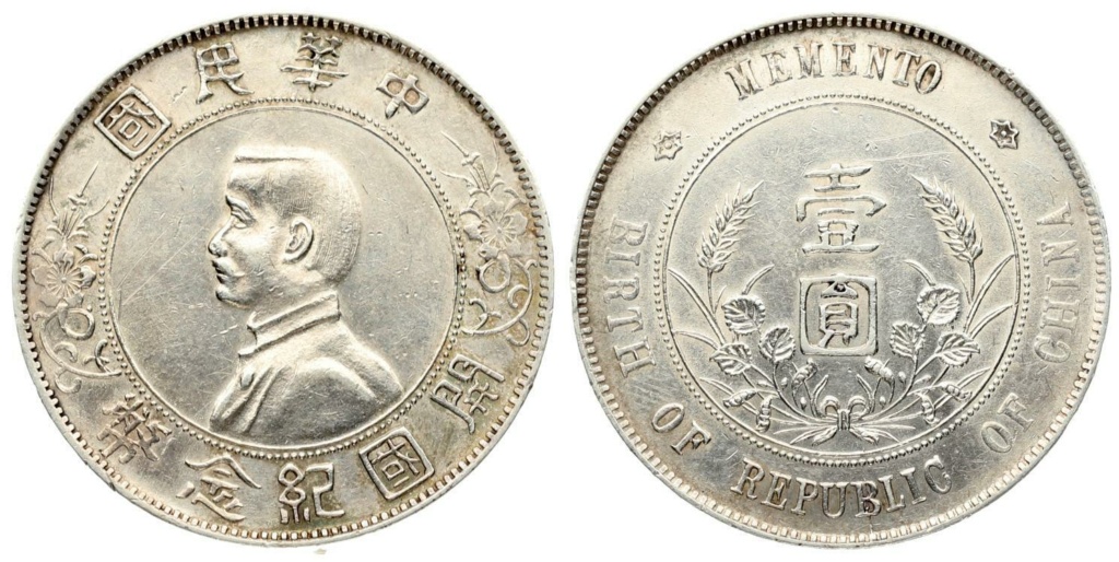 1 Yuan 'Memento dollar’ 1927. República de China 1_yuan10