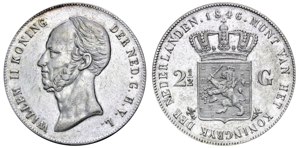 2 ½ Gulden, Países Bajos 1846 2_1_2_14