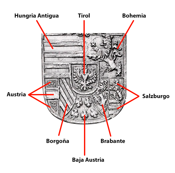 La casa de Habsburgo y su escudo de armas  Escudo13