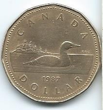"Voyageur" Dollar. Canadá 1935 Moneda10