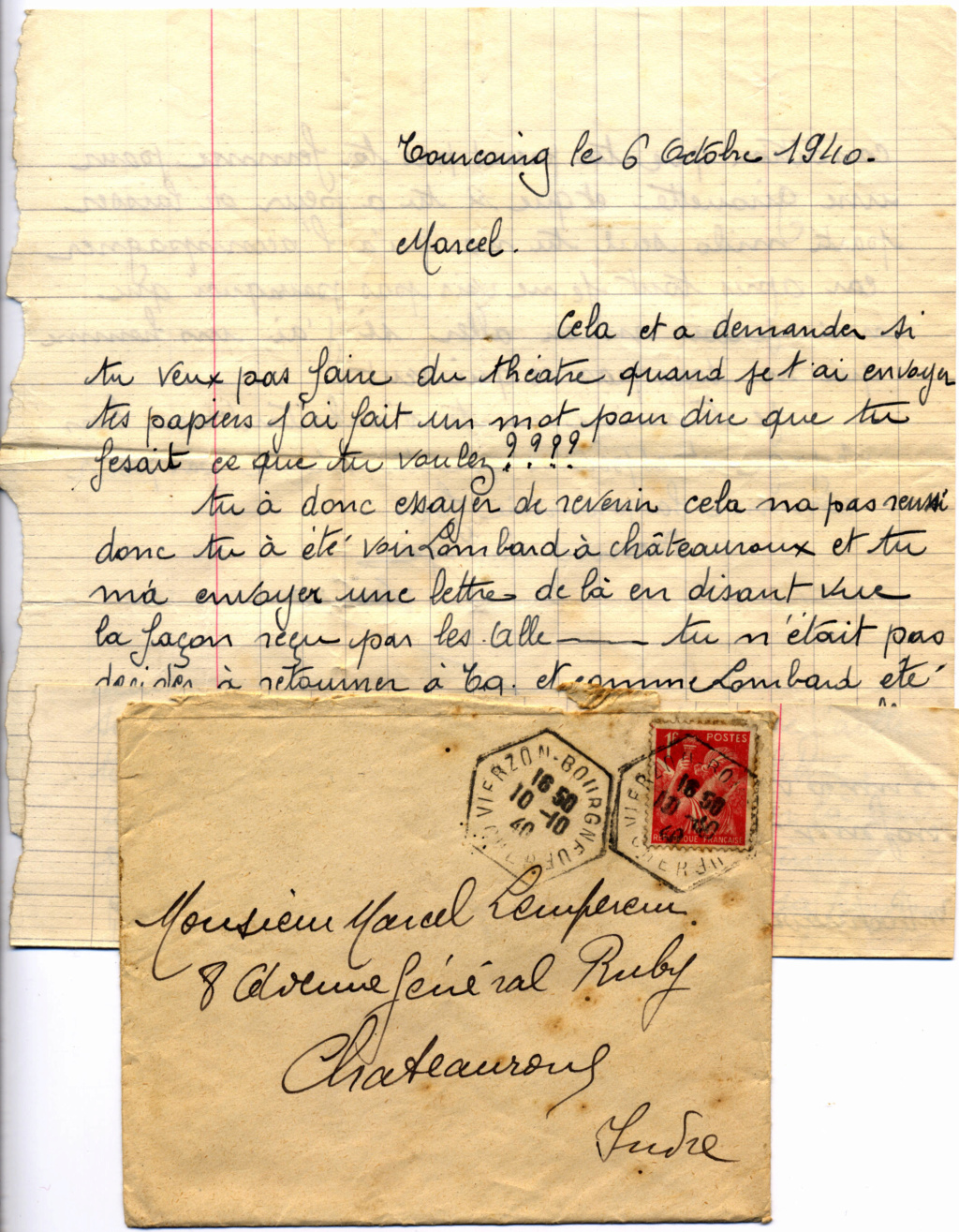 Le courrier en octobre 40 Tourco10