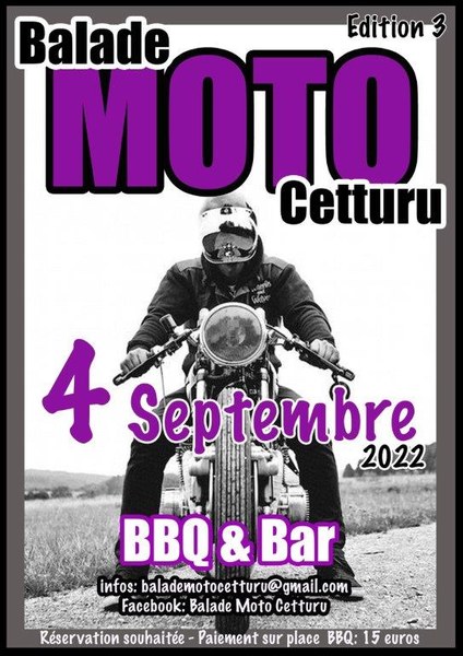 MANIFESTATION - Balade  moto Cetturu ( Belgique) Balade74