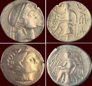 Tetradracmas de los Celtas del Danubio imitando a otros del Imperio Seleucida. Img-2012