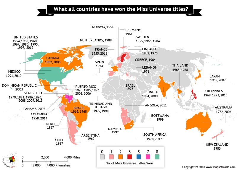Why Only Certain Countries Win the Contest in Miss Universe History World-10