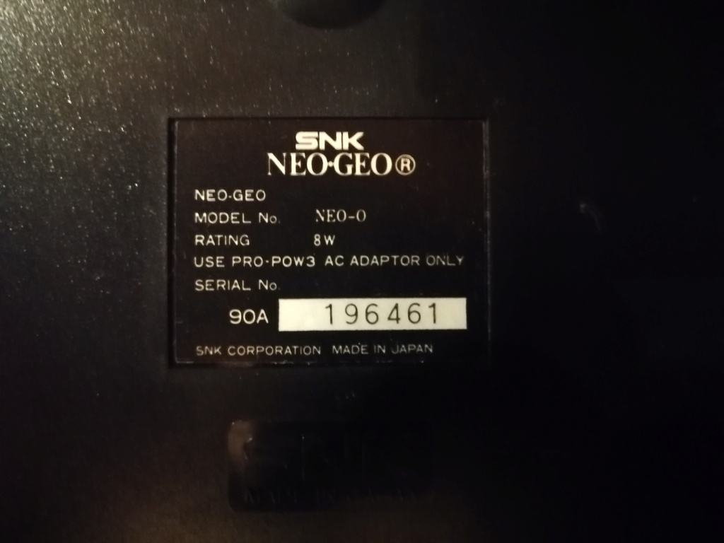 Problème d'image (rouge et tremblante) avec ma Neo Geo 0 reçu il y a peu :-( Img_2012