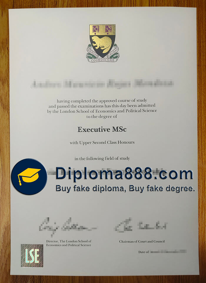 How to Order fake London School of Economics certificate online? London10