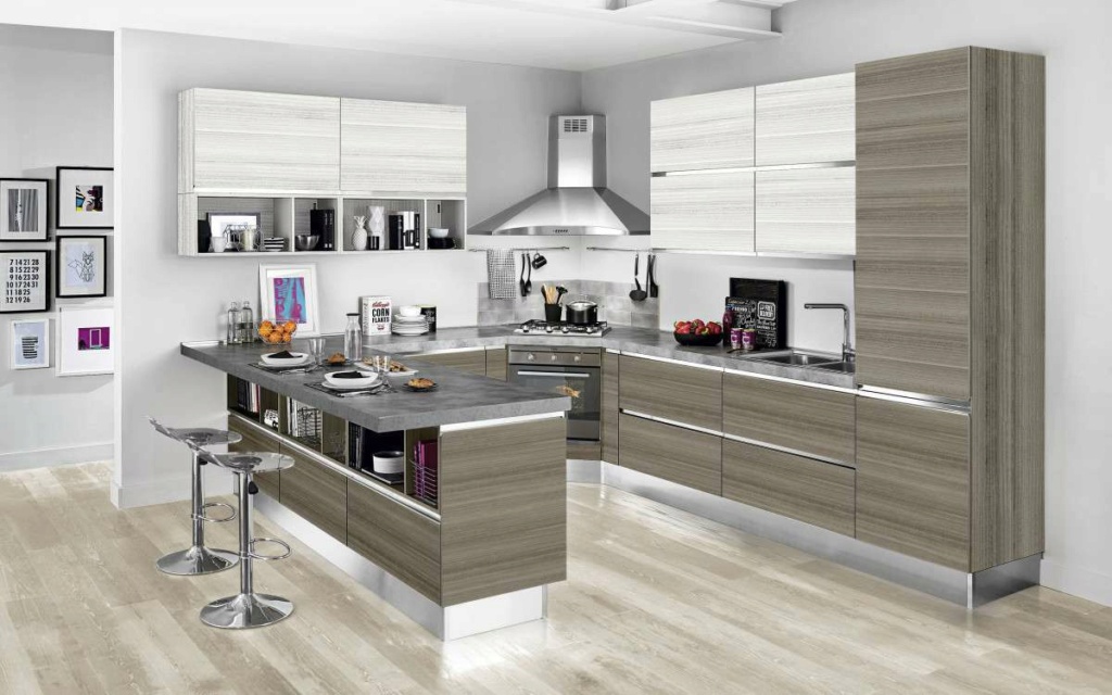Một số mẫu tủ bếp góc xéo đẹp tối ưu cho không gian phòng bếp 430