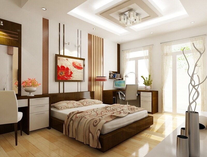 Gợi ý thiết kế nội thất phòng ngủ 16 m² 513