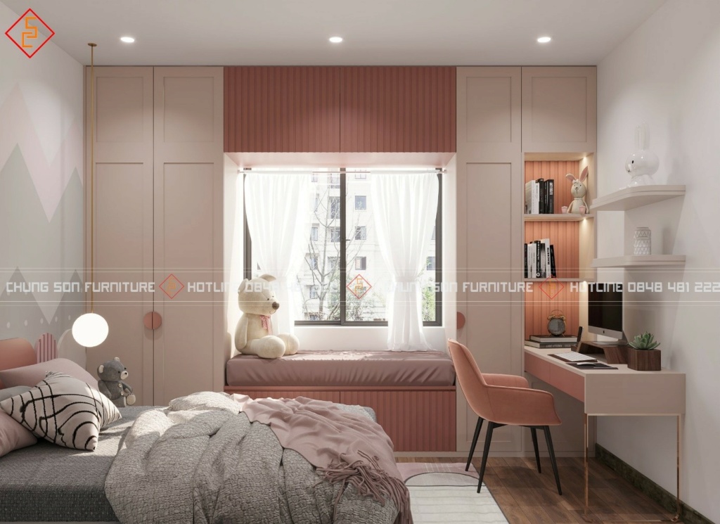Gợi ý thiết kế nội thất phòng ngủ 16 m² 613