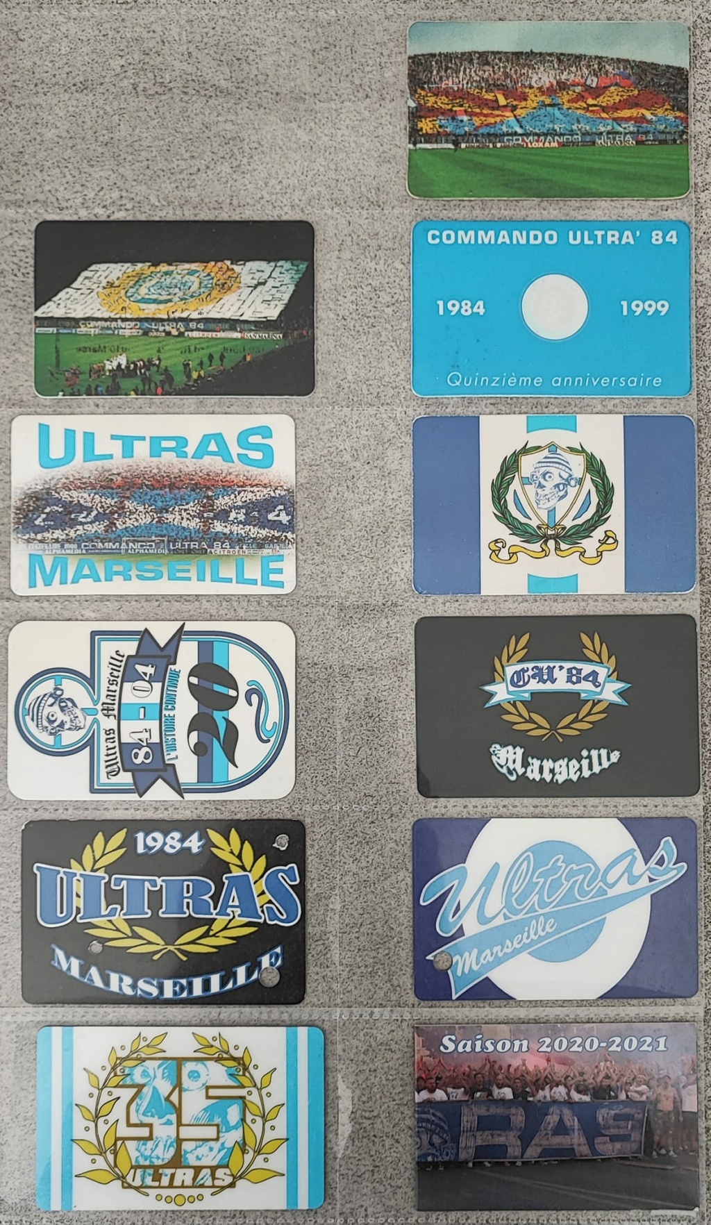 Echange carte de membre Ultras Marseille mtp fanatics south winners sw caom ccs yankee 29294310