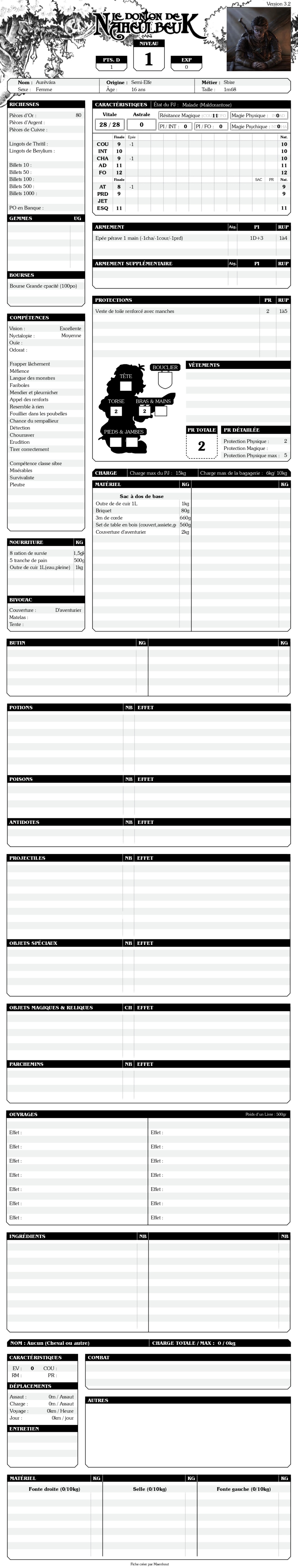 Fiche de personnage Aurëvára Sbire Fiche_12