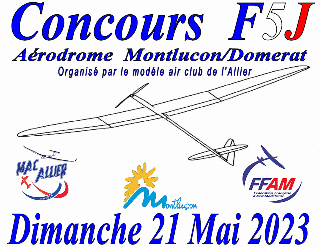 Compétition F5j Montluçon  Affich10
