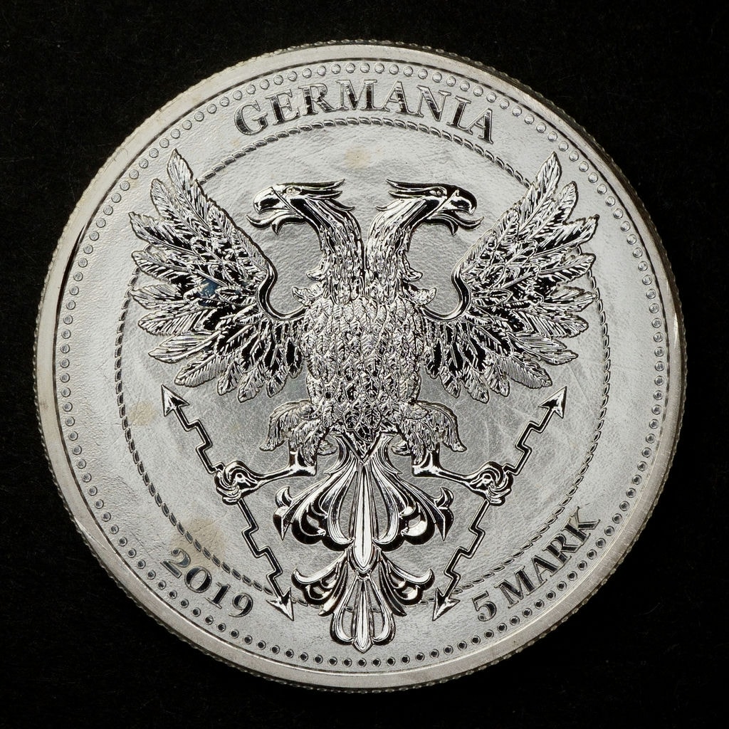 And a bit of interesting silver, Germania's Mythical Forest 4 coin set. 2019_m10