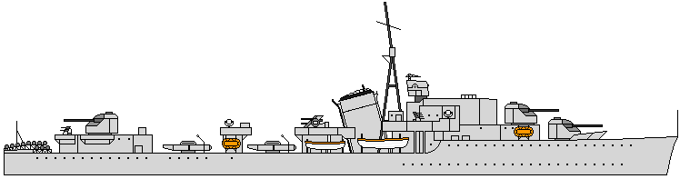 ROYAL NAVY DESTROYERS DE LA CLASSE 'M' Img-2d10