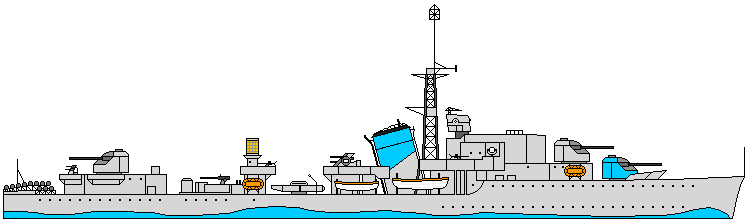 ROYAL NAVY DESTROYERS DE LA CLASSE 'M' Img-2d11