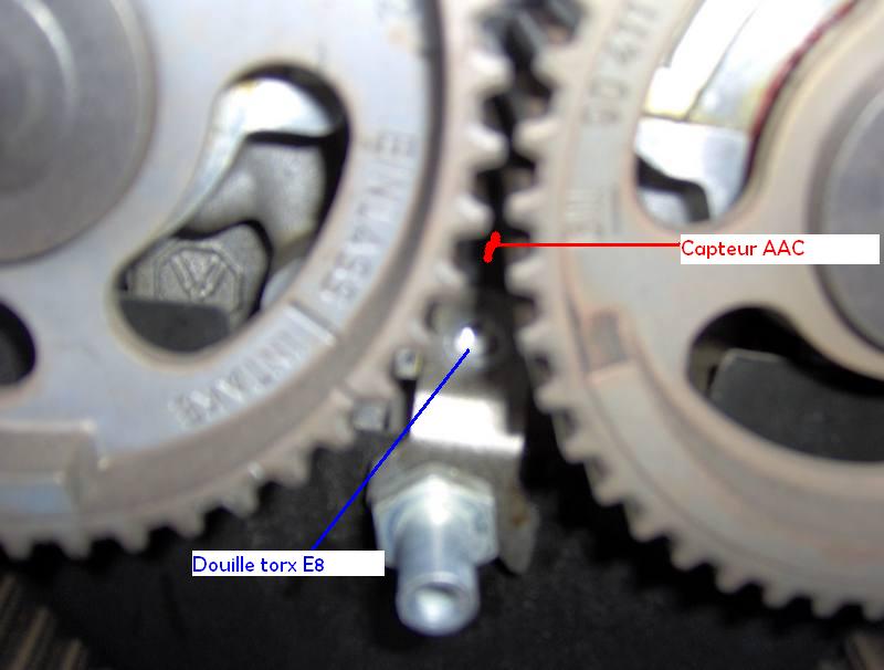 tuto video - [ Opel Omega 2.0 16Vmot X20XEV ] remplacement capteur Arbre à cames ( tuto ) 610