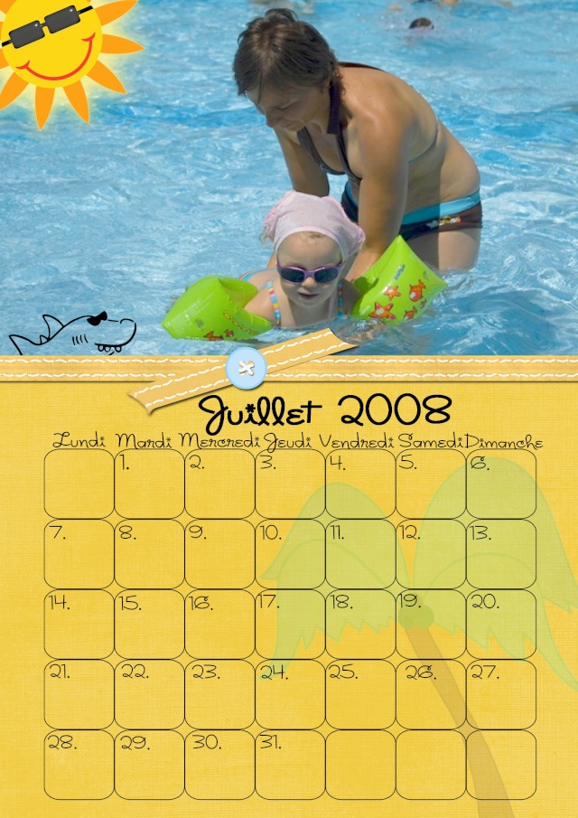 CALENDRIER 2008 DE POUNETTE ENFIN FINI ET RELIER  !!!! Calend12