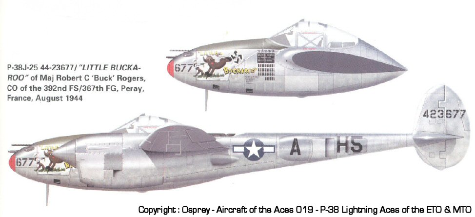 P-38 du 367th Fighter Suadron abattus le 25 août 1944 P-38_310
