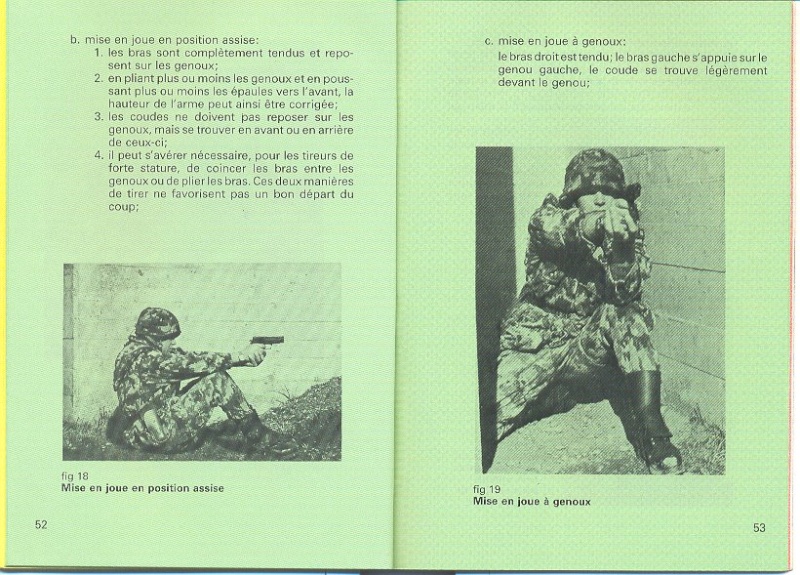 Les pistolets, Armée suisse, règlement P3310