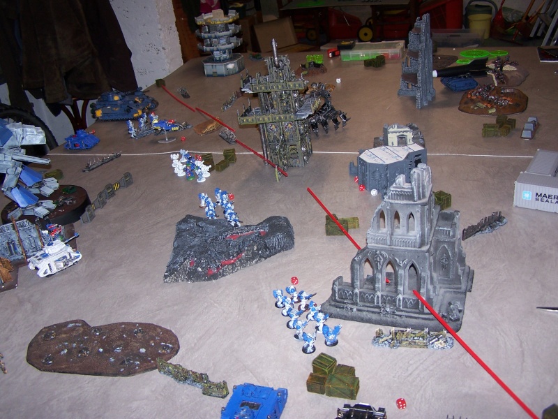 Rapport de Bataille Apocalypse : 5000pts Khorne VS Ultramarines 100_7214