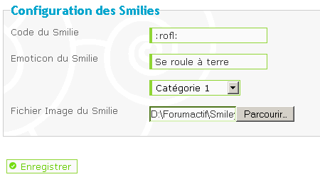 problème codes smileys Smilie17