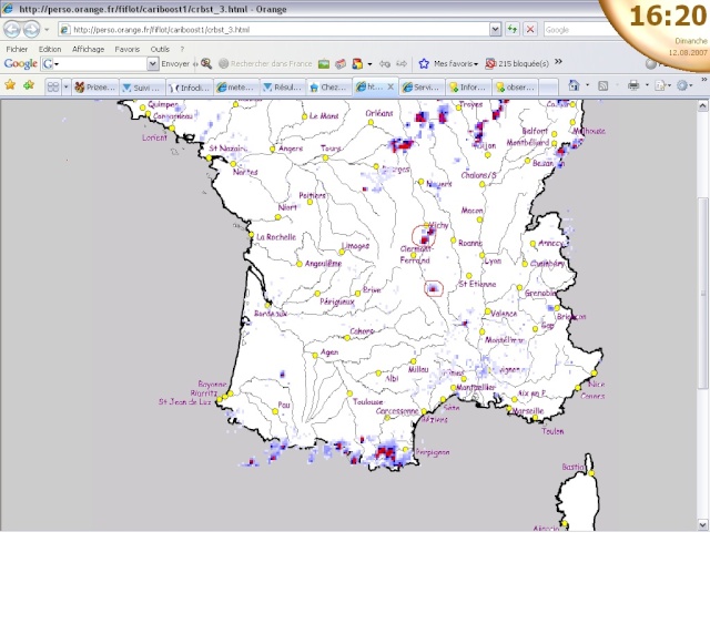 observations mto du 6 au 12 aot 2007. - Page 10 Carte_10