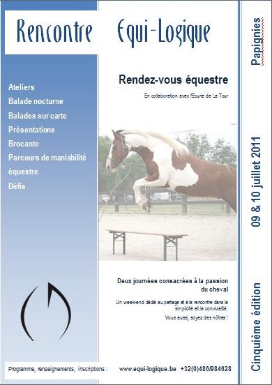 Rencontre Equi-Logique Cinquième édition Affich11