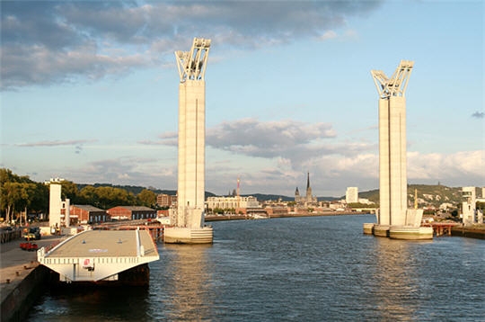 Grands chantiers > Ponts > Pont-levant de Rouen Achemi10